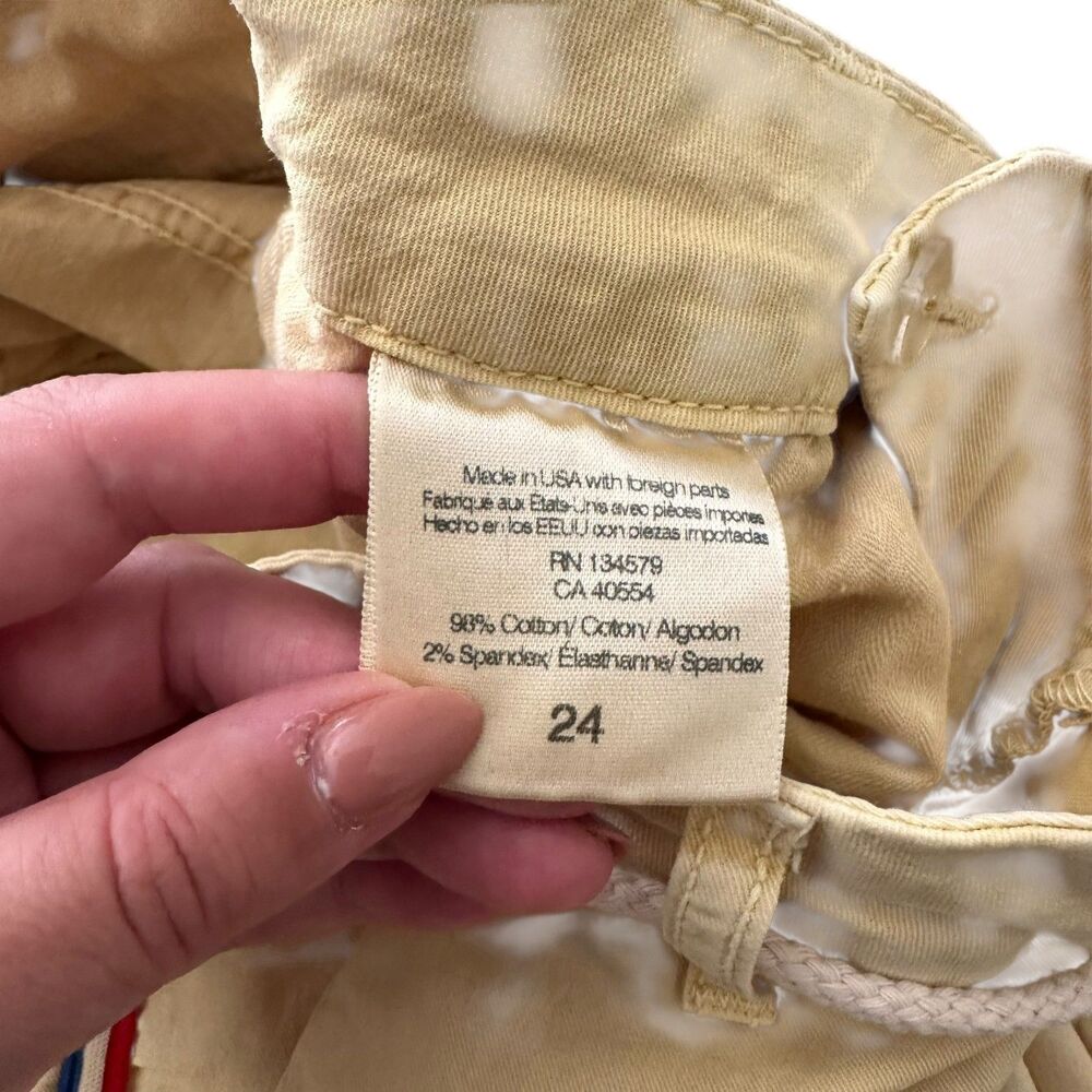 SUNDRY Striped‎ Belted Trouser Yellow Sz 24 - Picture 5 of 5